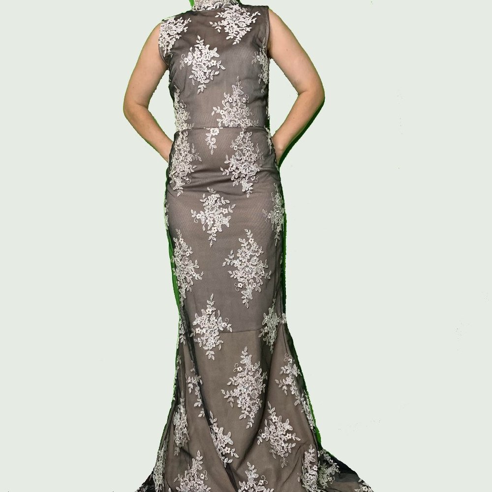 Alice & Olivia by Stacey Bendet Luxury Celeb Style Dress - Evening Gown XS 0-2